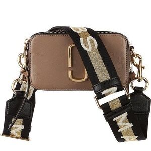 Marc Jacobs Beige and Cream Snapshot Bag